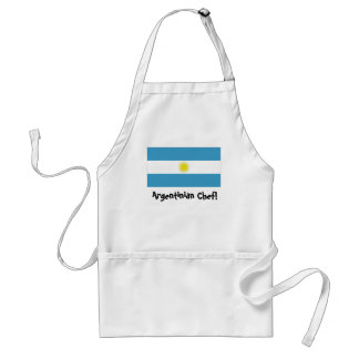 アルゼンチンの旗のシェフのエプロン スタンダードエプロン