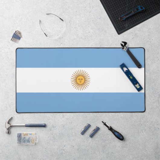アルゼンチンの旗のデスクマット デスクマット (ワークステーション)