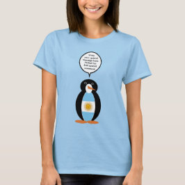 アルゼンチンの旗のペンギンさん Tシャツ