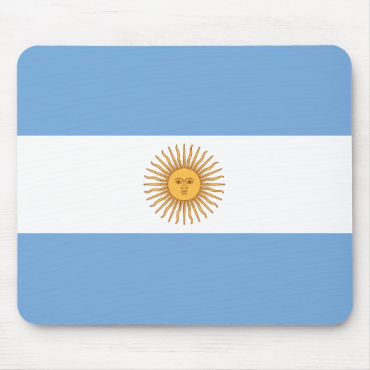 アルゼンチンの旗のマウスパッド マウスパッド (正面)