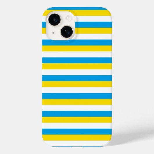 アルゼンチンの旗ストライプ国シンボル青白 Case-Mate iPhoneケース (裏面)