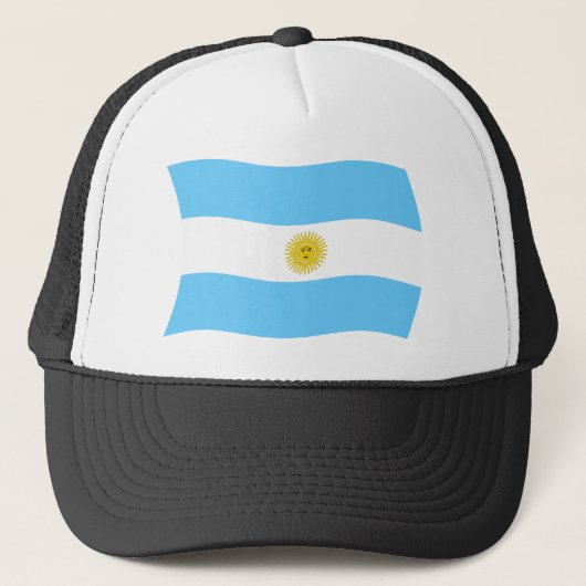 アルゼンチンの旗ハット キャップ (正面)