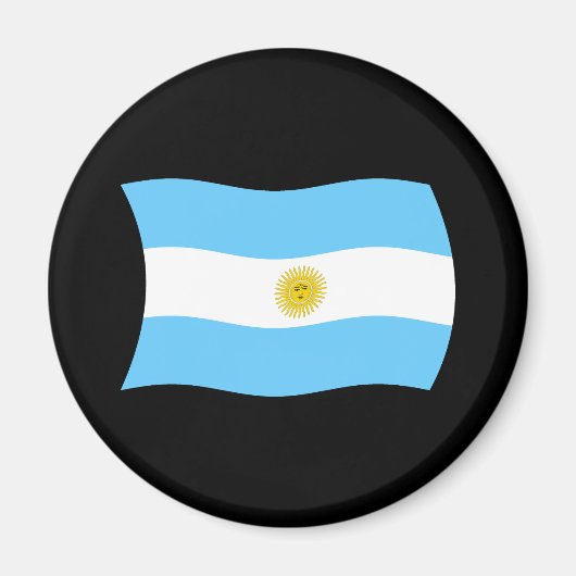 アルゼンチンの旗マグネット マグネット (正面)