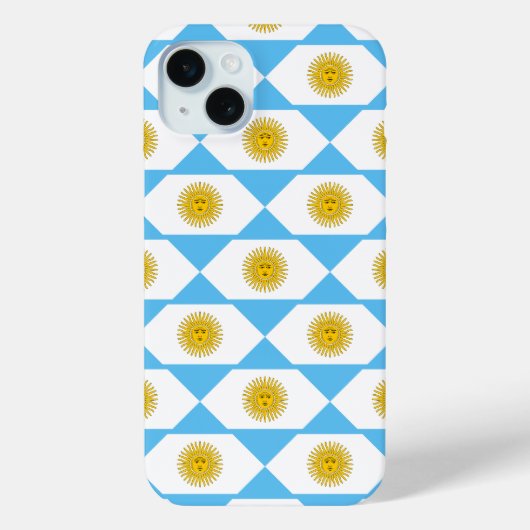 アルゼンチンの旗柄 Case-Mate iPhoneケース (裏面)