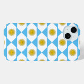 アルゼンチンの旗柄 Case-Mate iPhoneケース (裏面 (横))