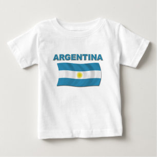 アルゼンチンの旗1 ベビーTシャツ