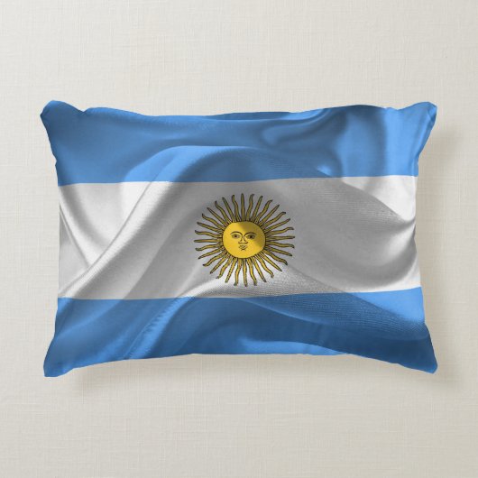アルゼンチンの旗 アクセントクッション (正面)