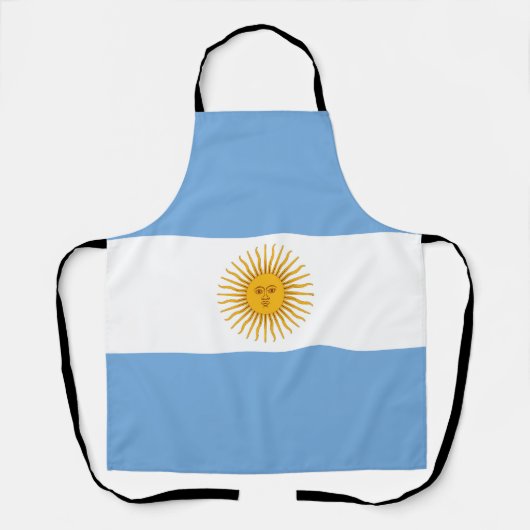 アルゼンチンの旗 エプロン (正面)