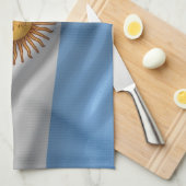 アルゼンチンの旗 キッチンタオル (四つ折り)