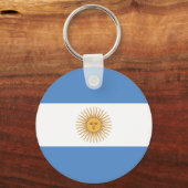 アルゼンチンの旗 キーホルダー (正面)