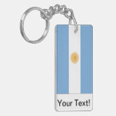 アルゼンチンの旗 キーホルダー (正面左)