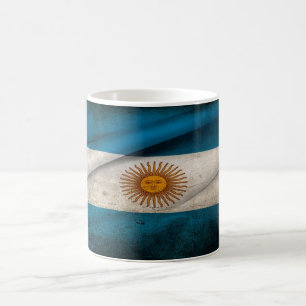 アルゼンチンの旗 コーヒーマグカップ