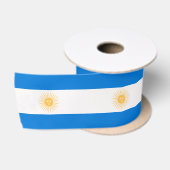 アルゼンチンの旗 サテンリボン (リール)