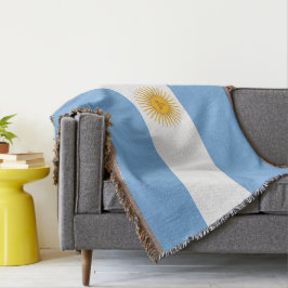アルゼンチンの旗 スローブランケット