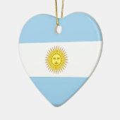 アルゼンチンの旗 セラミックオーナメント (左)