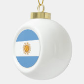 アルゼンチンの旗 セラミックボールオーナメント (右)