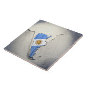 アルゼンチンの旗 タイル (側面)