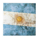 アルゼンチンの旗 タイル (正面)
