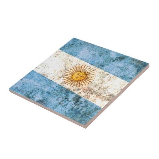 アルゼンチンの旗 タイル (側面)