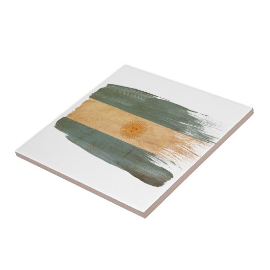 アルゼンチンの旗 タイル (側面)