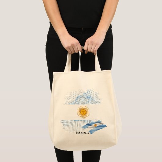アルゼンチンの旗 トートバッグ (正面(商品))
