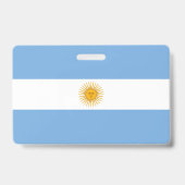 アルゼンチンの旗 バッジ (裏面)