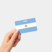 アルゼンチンの旗 バッジ (手持ち)