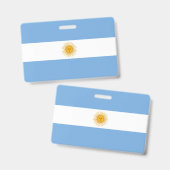 アルゼンチンの旗 バッジ (正面＆裏面)