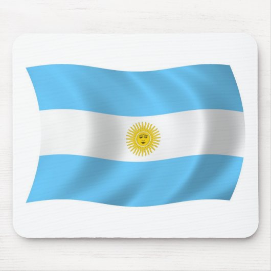 アルゼンチンの旗 マウスパッド (正面)