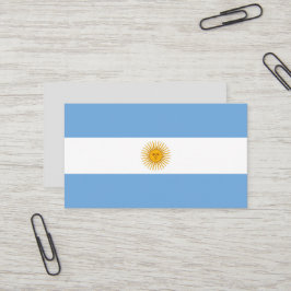 アルゼンチンの旗 名刺