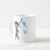 アルゼンチンの男の子 コーヒーマグカップ (正面左)