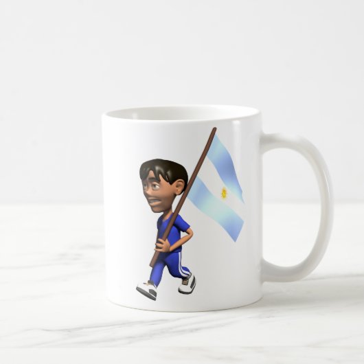 アルゼンチンの男の子 コーヒーマグカップ (右)