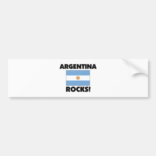 アルゼンチンの石 バンパーステッカー (正面)
