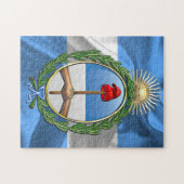 アルゼンチンの紋章付き外衣 ジグソーパズル (横)