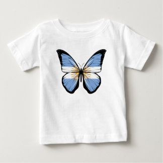 アルゼンチンの蝶の旗 ベビーTシャツ