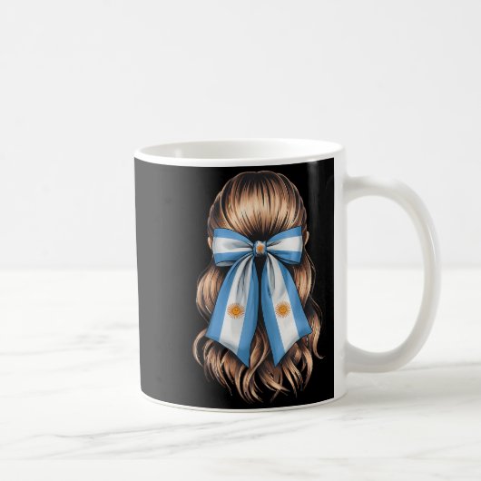 アルゼンチンの誇り アルゼンチンの旗 コーヒーマグカップ (右)