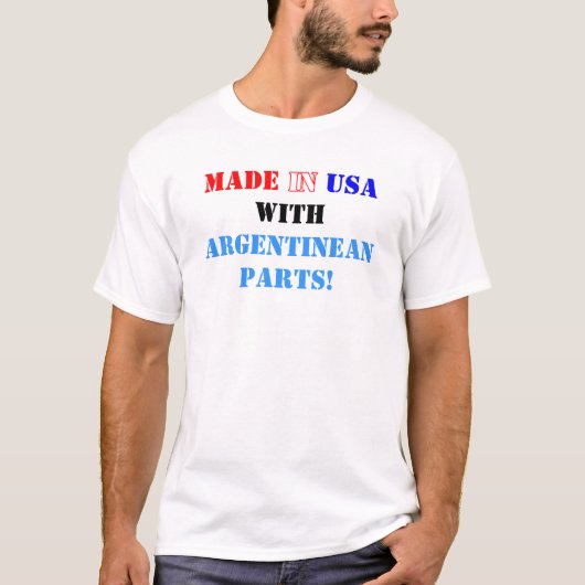 アルゼンチンの部品 Tシャツ (正面)