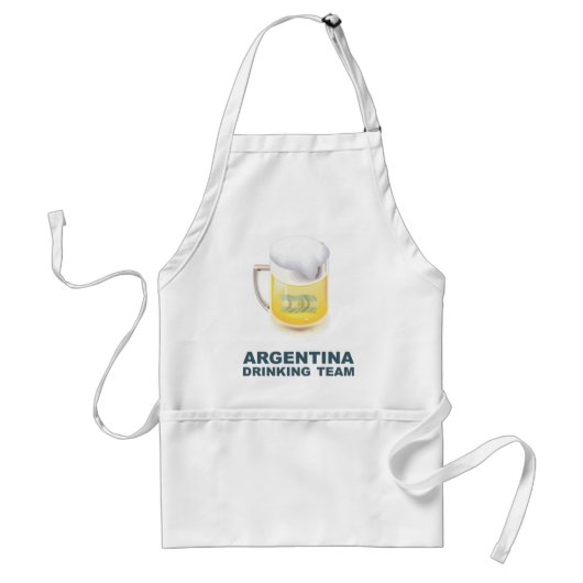 アルゼンチンの飲むチーム スタンダードエプロン (正面)
