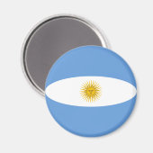 アルゼンチンの魚眼レンズ風フラグマグネット マグネット (正面/裏面)