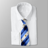 アルゼンチンの黒くグランジな旗 ネクタイ (タイ)