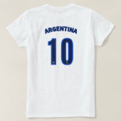 アルゼンチンの  Tシャツ (デザイン裏面)