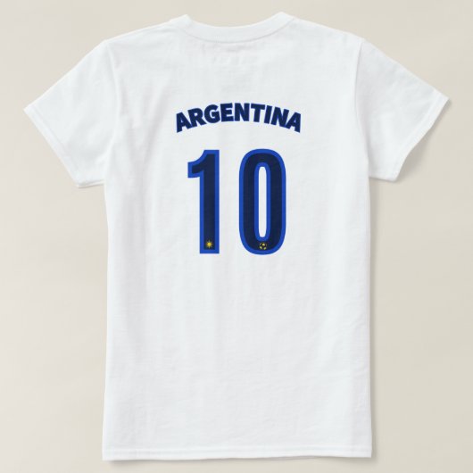 アルゼンチンの Tシャツ (デザイン裏面)