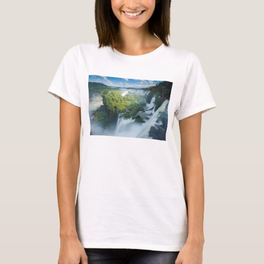 アルゼンチンのIgauzuの滝 Tシャツ (正面)