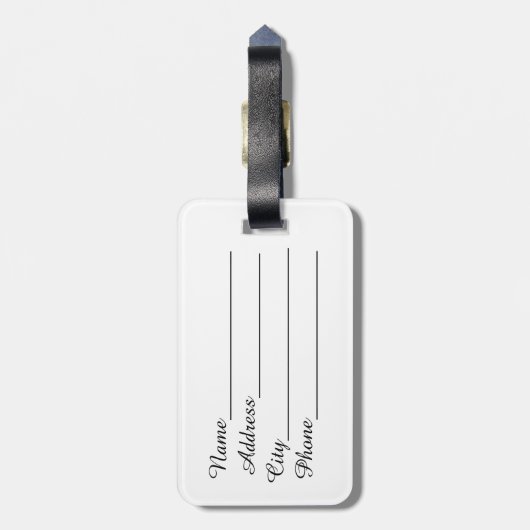 アルゼンチンのtouchの指紋の旗 ラゲッジタグ (裏面縦)