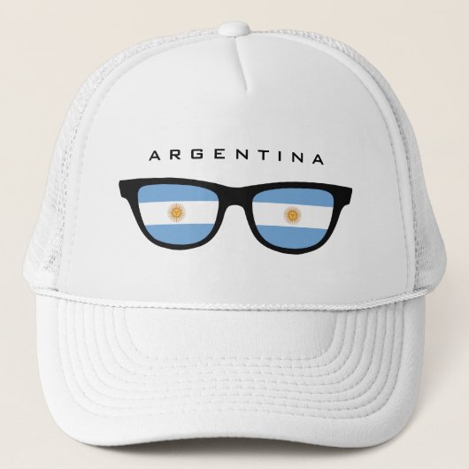 アルゼンチンはカスタムな帽子を影で覆います キャップ (正面)