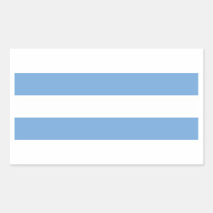 アルゼンチンまたはアルゼンチン人の(市民)旗 長方形シール