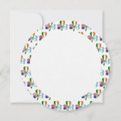 アルゼンチンアイリッシュアメリカンシャムロック誕生日 招待状 (裏面)