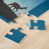 アルゼンチンイラストレーショントラベルアートヴィンテージ ジグソーパズル (側面)