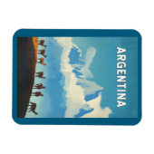 アルゼンチンイラストレーショントラベルアートヴィンテージ マグネット (横)