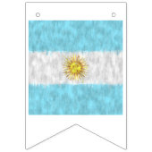 アルゼンチンオイル塗装スケッチ バンティングフラッグ (第1の旗)